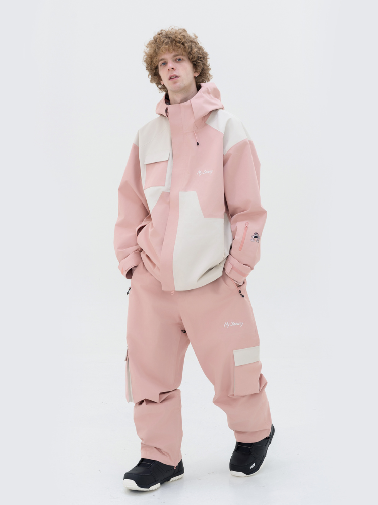 MYSNOWAY Icy Pink 3L Snow Pants - Men's
