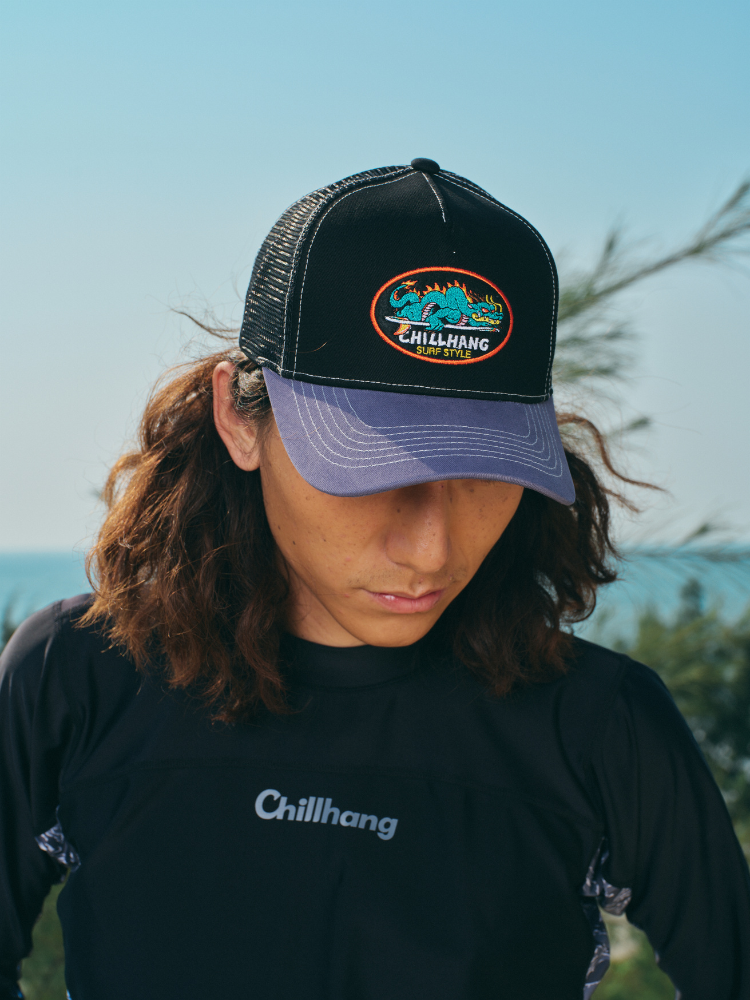CHILLHANG Street Dragon 70s Surf Cap
