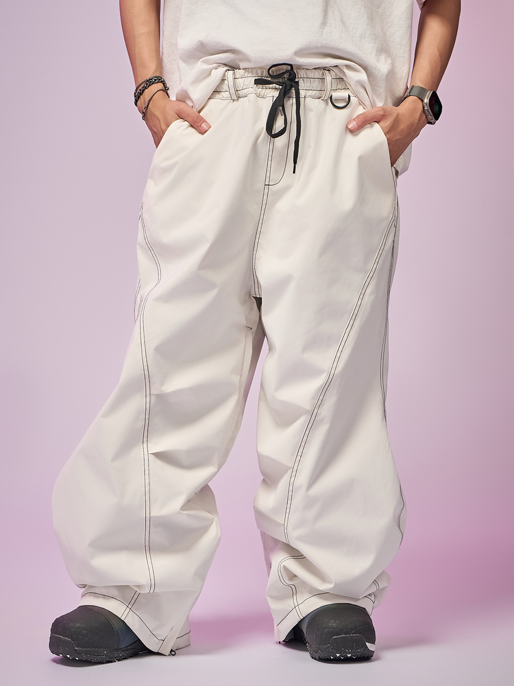 Doorek Curved Baggy Snow Pants - Unisex