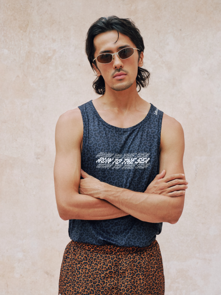 CHILLHANG Leopard Wild Run Tank - Men's