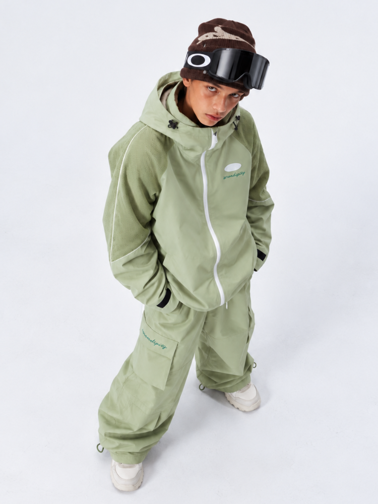 RenChill Mint Green Cargo Ski Pants - Unisex