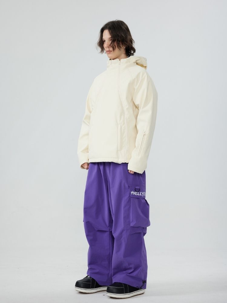 Zenventure White 3L Soft Shell ZipTwin Hoodie - Unisex