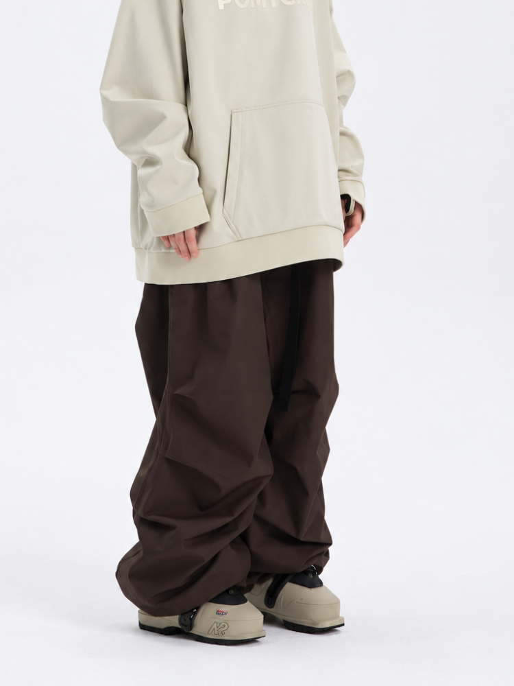 POMT CleanF Wrinkle Baggy Snow Pants - Unisex