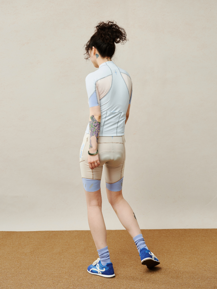 TurtleRabbit Sky Blue Cycling Jersey - Women's