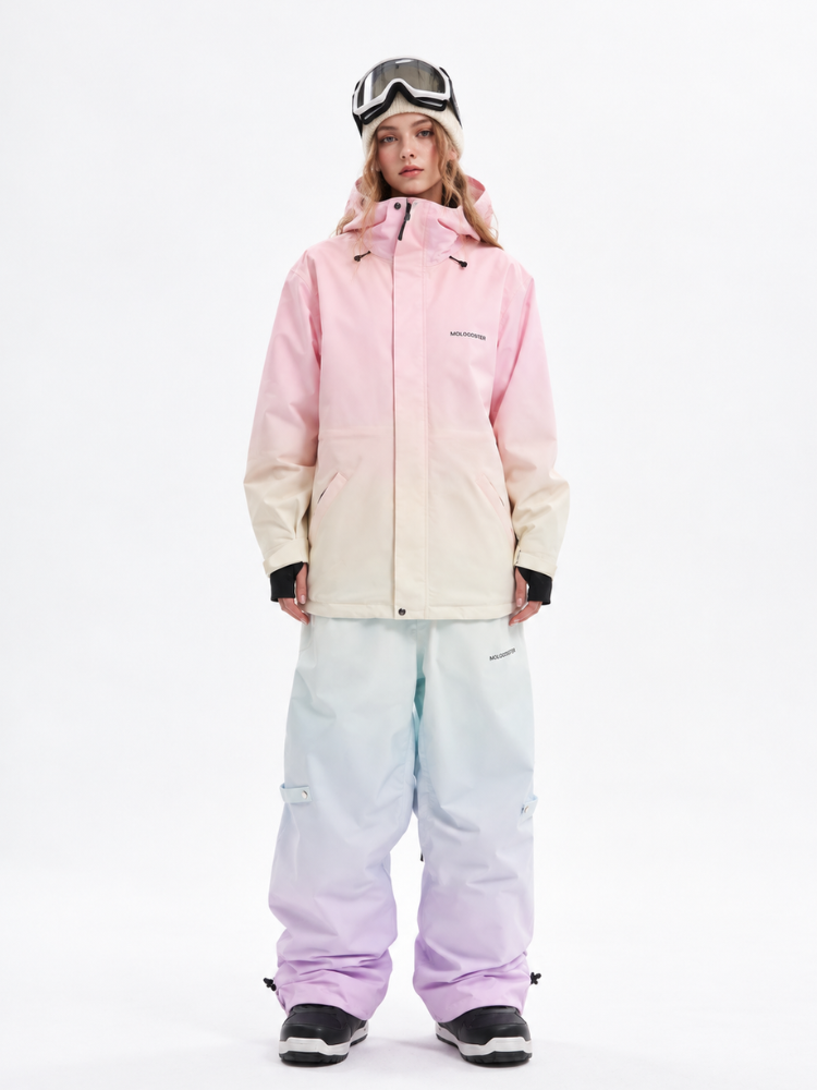 Molocoster 3L Rainbow Unicorn Snow Suit - Unisex