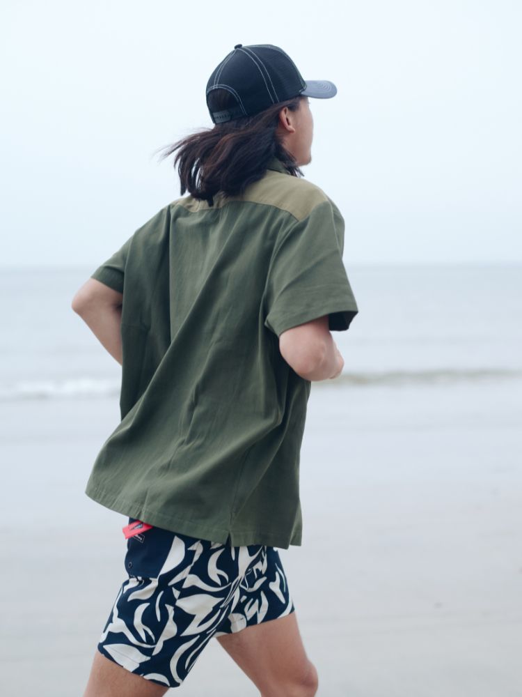 CHILLHANG Skate Style Vintage Board Shorts - Men's