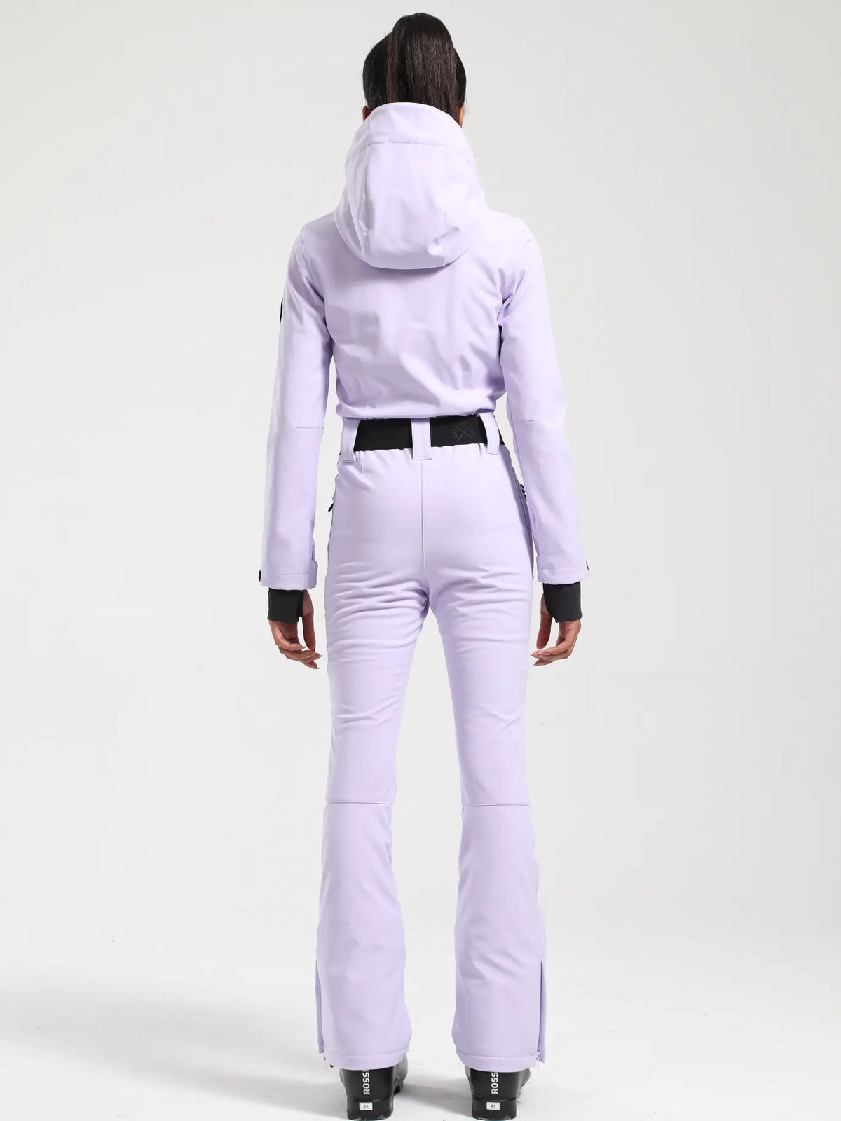 Gsou Snow Belted Flare Slim Ski Jumpsuit - Women's