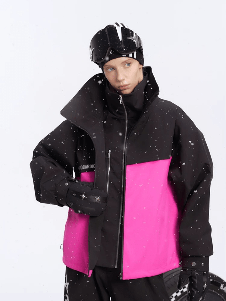 BCG 3L Layered Colorblock Ski Jacket - Women's