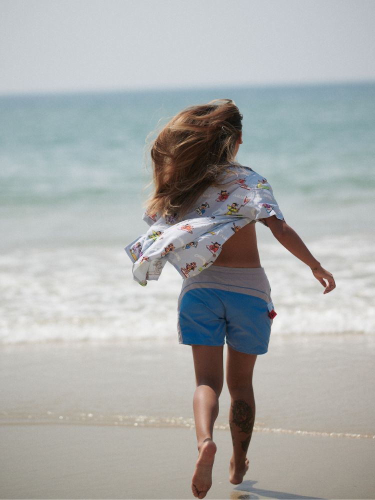 CHILLHANG Colorblock Board Shorts
