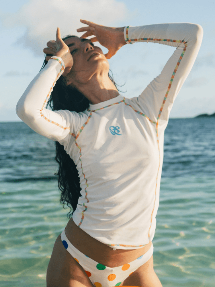 CHILLHANG OceanLine Long Sleeve Rash Guard - Women's