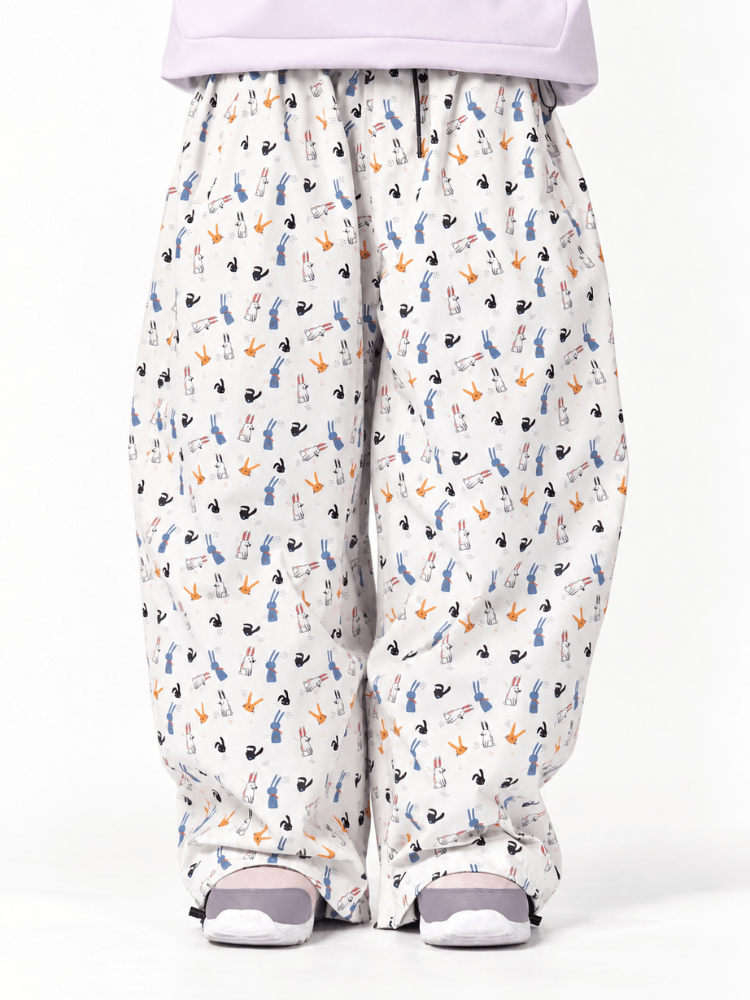 Doorek Bunny Baggy Barrel Snow Pants - Unisex