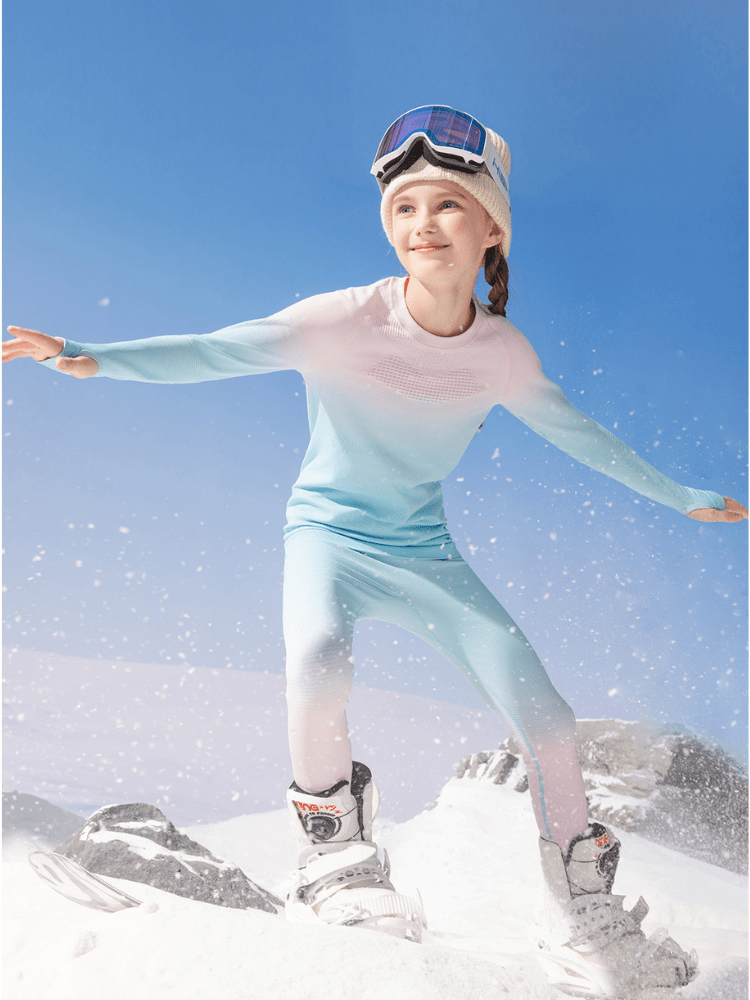 High Experience Kids Aurora Ski Base Layer Set
