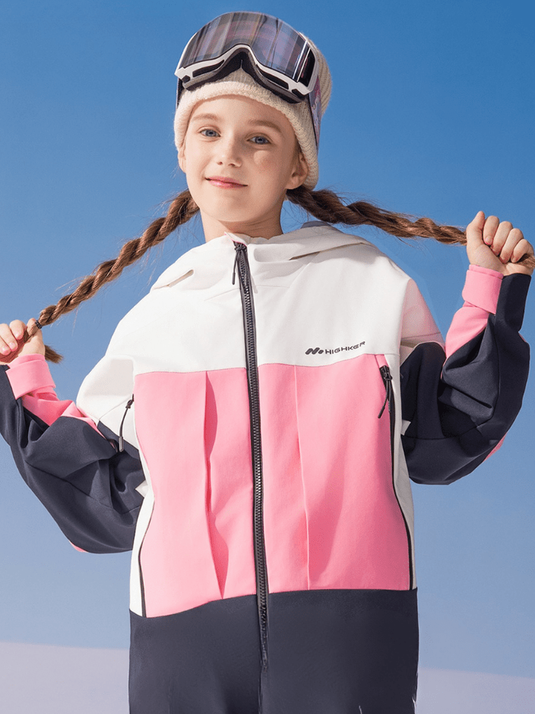 Highker Kids Colorblock 3L Insulated Ski Jacket