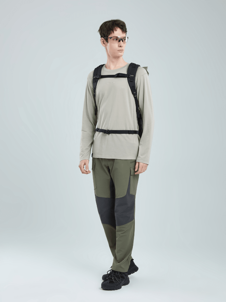 Surpine Merino Wool Long Sleeve Shirt - Men's