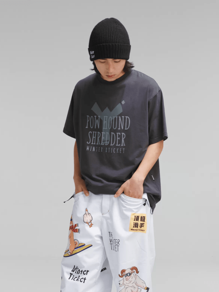 Winter Ticket Pow Hound T-Shirt - Unisex