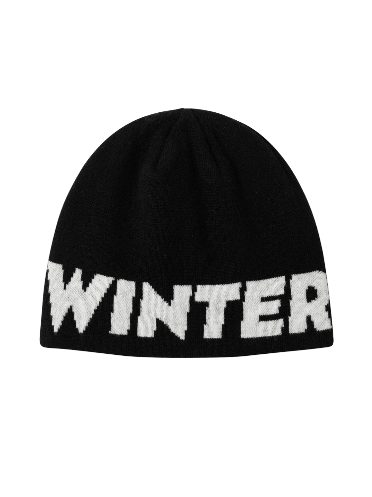 Winter Ticket Wraparound Logo Merino Wool Beanie