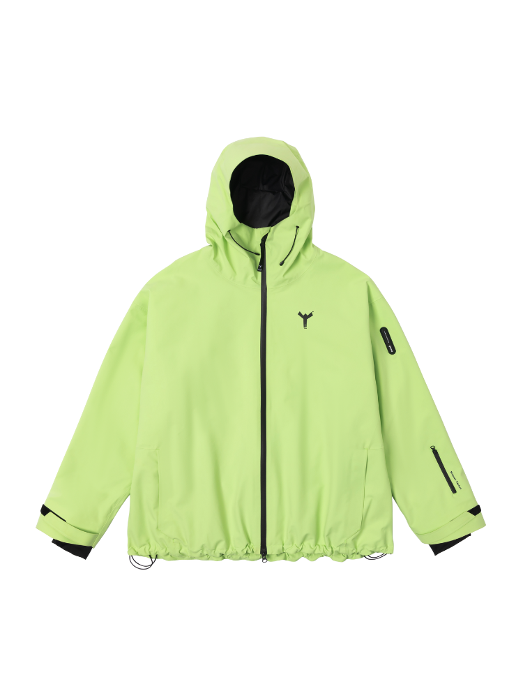 Winter Ticket Radiant Glow Green Snow Jacket - Unisex