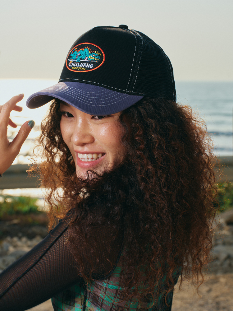 CHILLHANG Street Dragon 70s Surf Cap