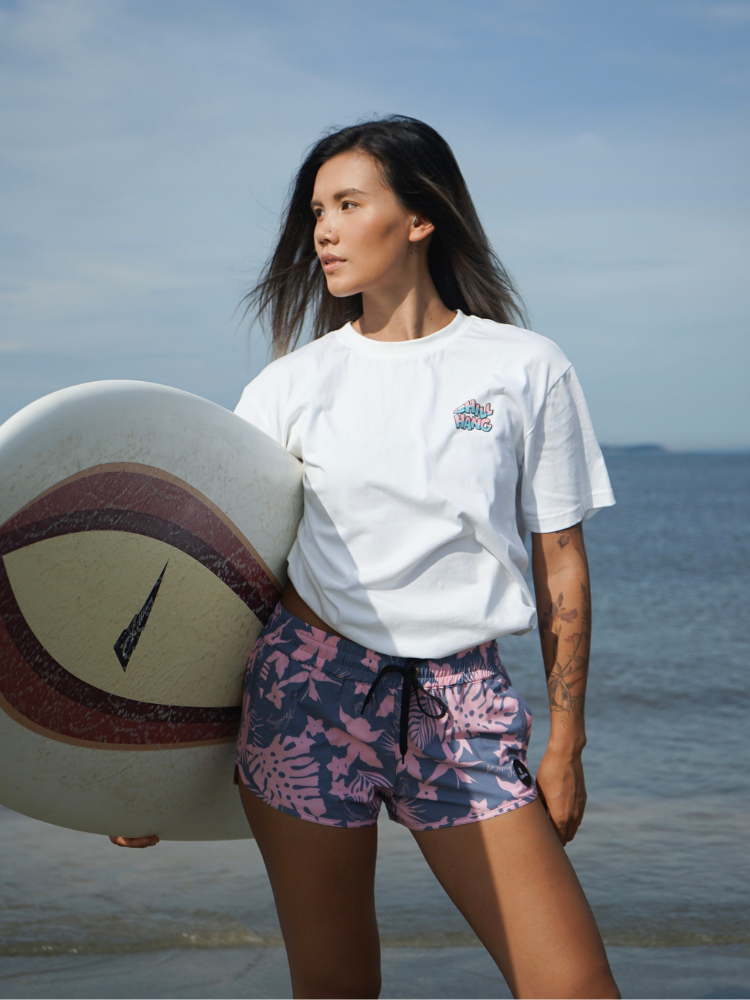 CHILLHANG Floral Quick-Dry Board Shorts [Limited Region]