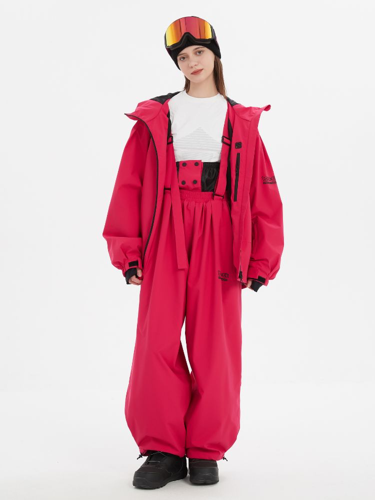 Doorek Suspender Baggy Snow Pants [Limited Region]