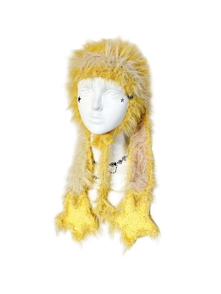 F4NFAN Cute Handmade Bunny Ear Beanie