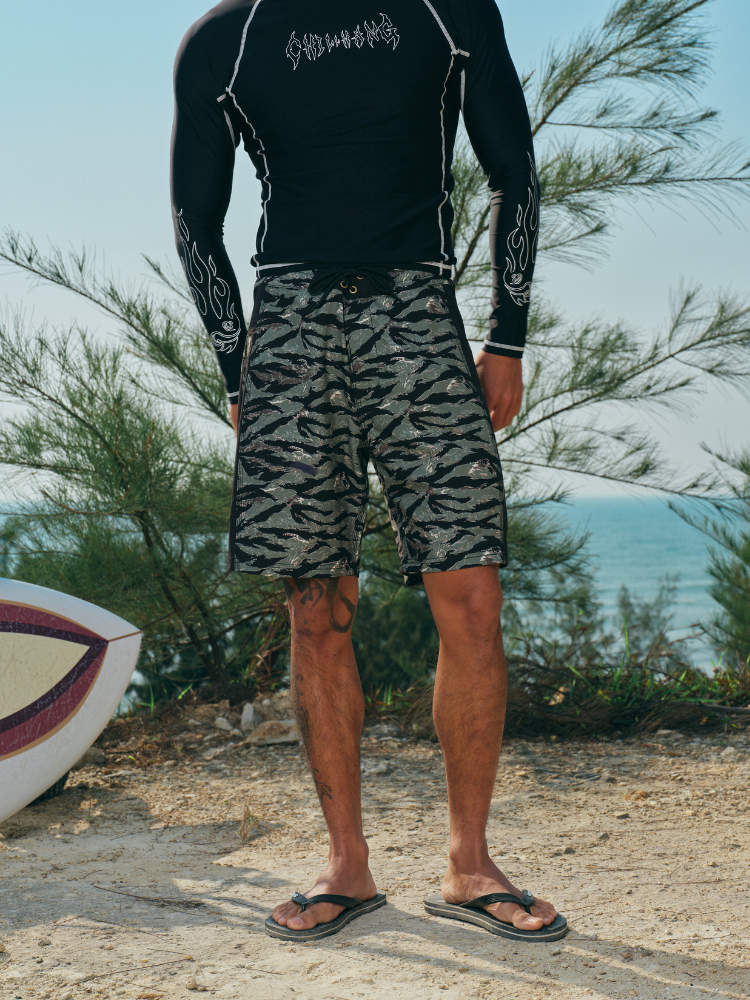 CHILLHANG Camouflage Board Shorts - Men's