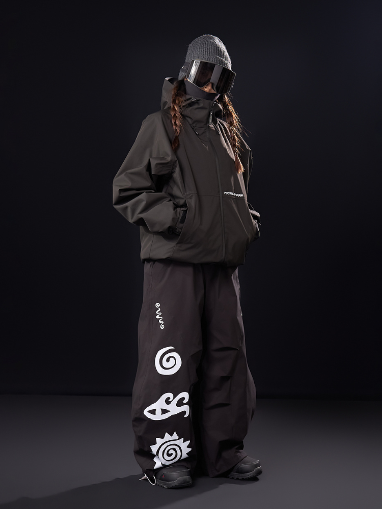 Doorek Totem Curved Baggy Snow Pants - Unisex