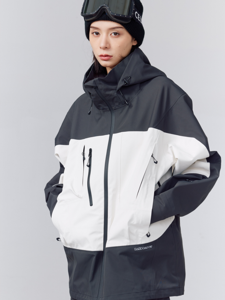 Randompow 3L Panda Colorblock Snow Jacket - Unisex