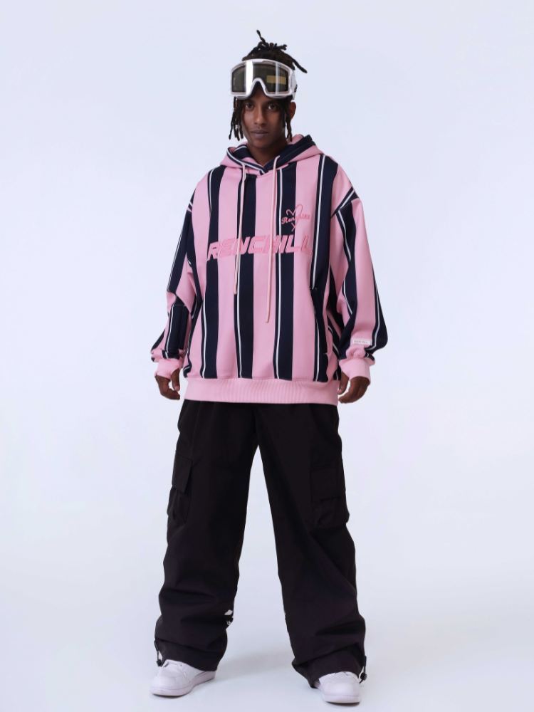 RenChill Winter Striped Snowboard Hoodie - Men's
