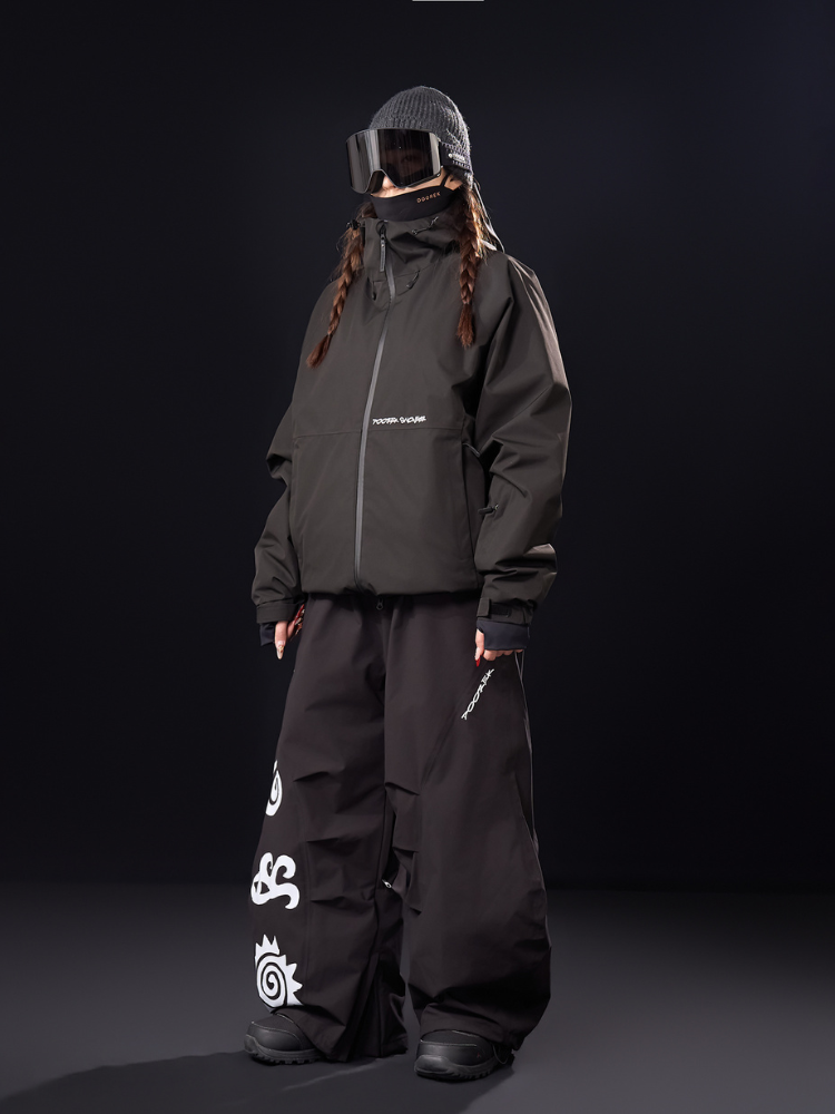 Doorek Totem Curved Baggy Snow Pants - Unisex
