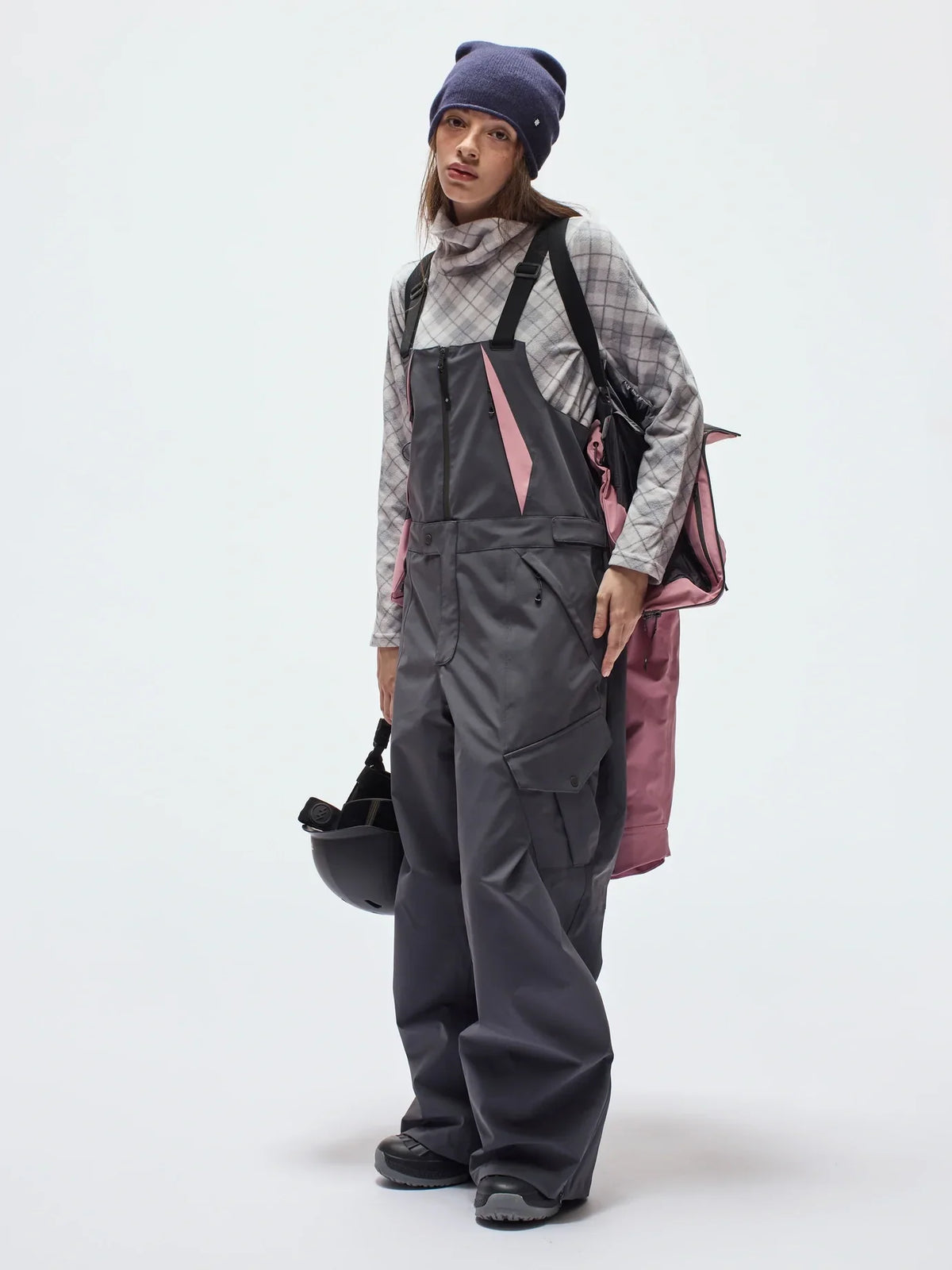 LITAN 3L Urban Cargo Snow Bib Pants - Women's