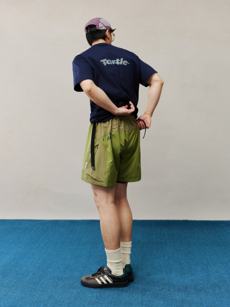 TurtleRabbit Jungle Green Shorts - Unisex