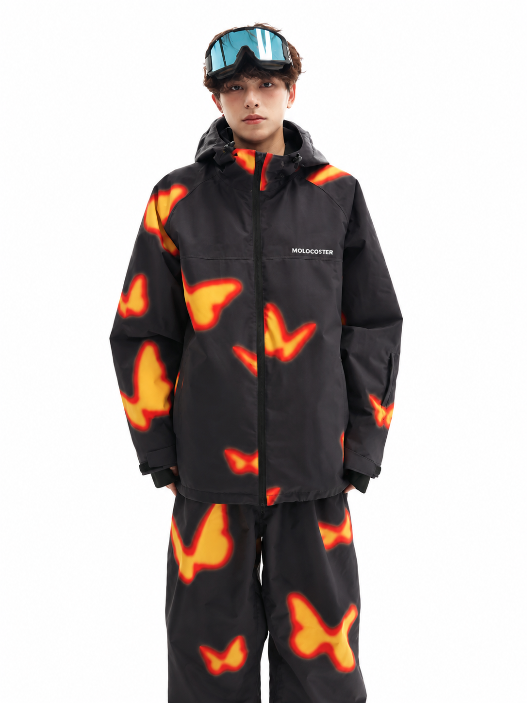 Molocoster Flame Butterfly Snow Jacket - Unisex