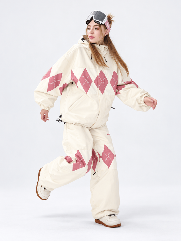 Molocoster Urban Diamond Plaid 3L Snowsuits [Limited Region]