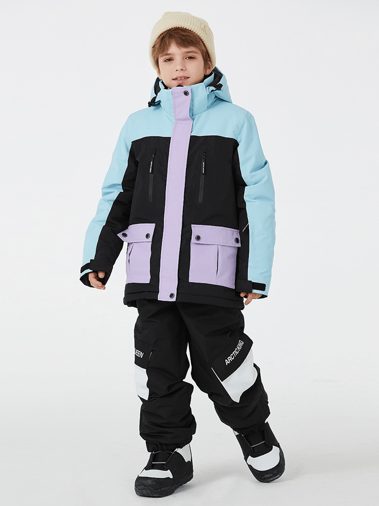 ARCTIC QUEEN Kids Bold Colorblock Ski Jacket [Limited Region]