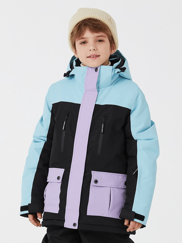 ARCTIC QUEEN Kids Bold Colorblock Ski Jacket [Limited Region]