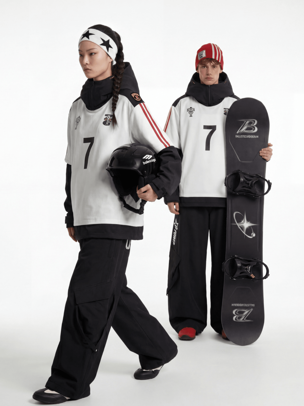 BCG No.7 Street Goal Oversized Snow Hoodie – Unisex