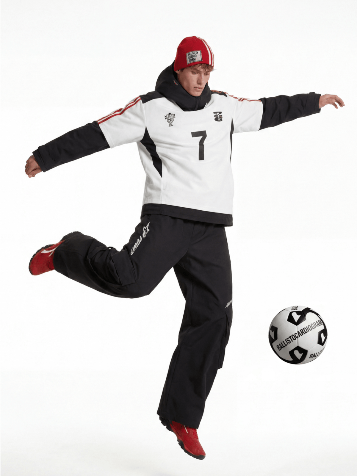 BCG No.7 Street Goal Oversized Snow Hoodie – Unisex