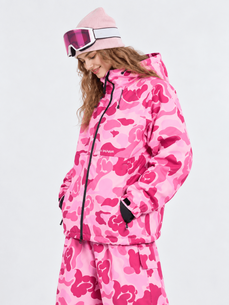 Doorek 3L Camo Baggy Down Ski Jacket - Unisex