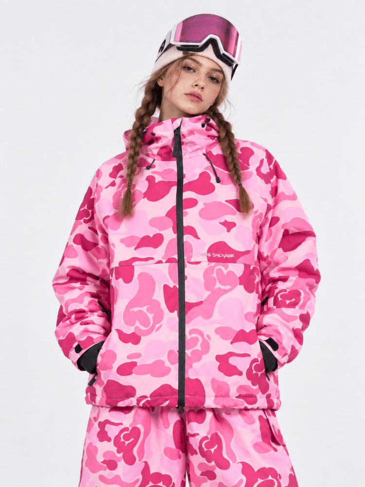 Doorek 3L Camo Baggy Down Ski Jacket - Unisex