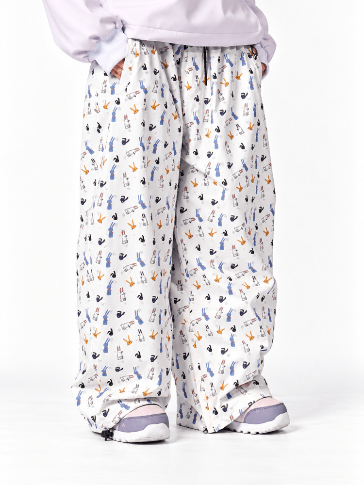 Doorek Bunny Baggy Barrel Snow Pants - Unisex