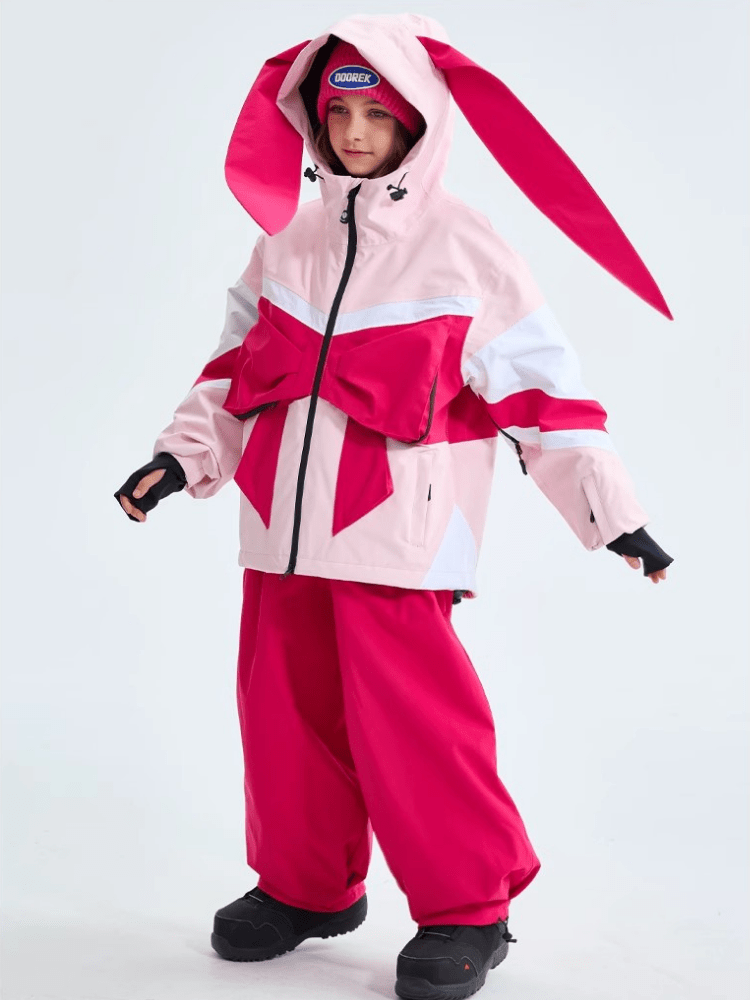 Doorek Kids Bow-Tie Bunny 3L Snowsuit Set