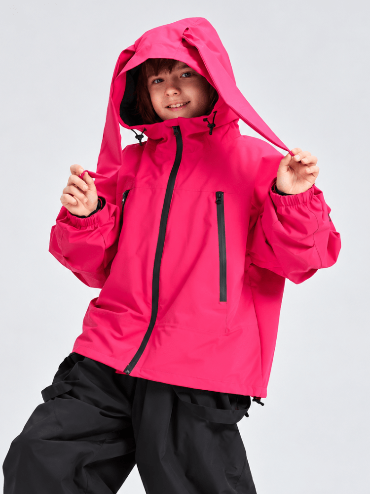 Doorek Kids Detachable Rabbit Ears Hooded Snow Suits [Limited Region]