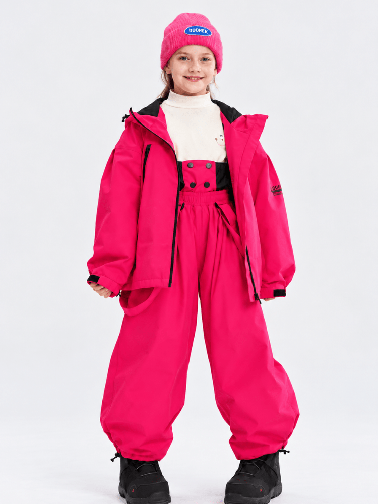 Doorek Kids Detachable Rabbit Ears Hooded Snow Suits [Limited Region]