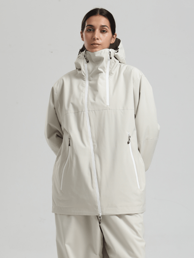 Gsou Snow Diagonal Zip Snow Jacket - Unisex
