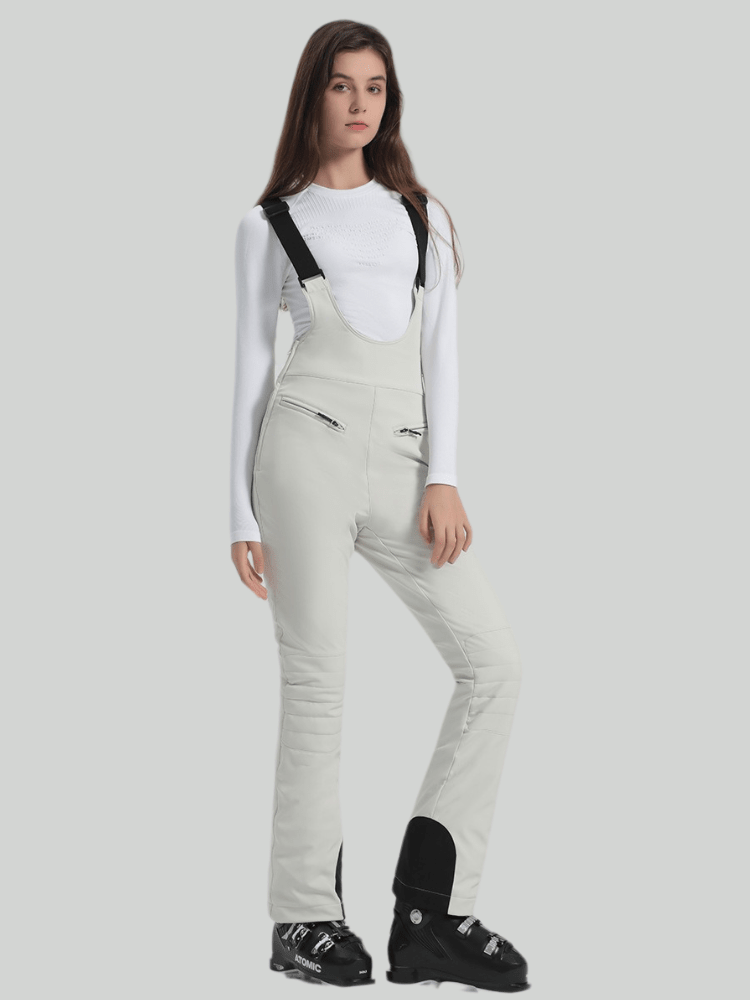 Gsou Snow High Rise Flare Snow Bib Pants [Limited Region]