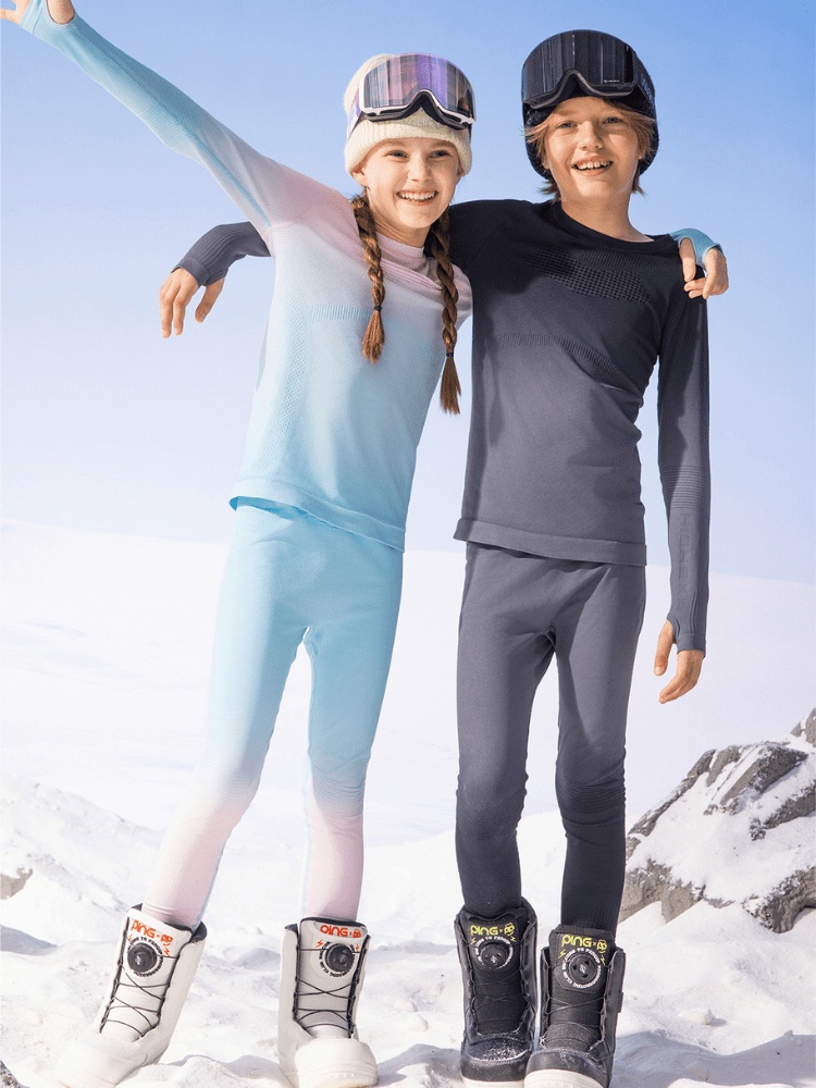 High Experience Kids Aurora Ski Base Layer Set