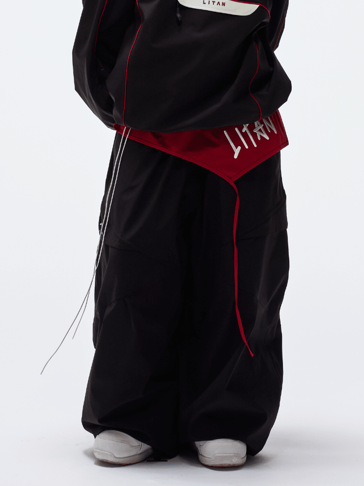 LITAN  Urban Baggy Cargo Snow Pants - Unisex
