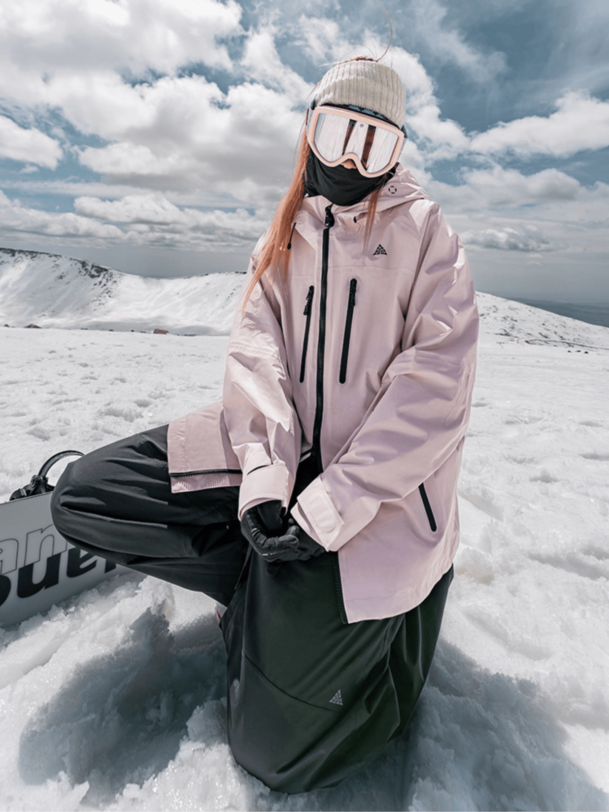 NANEND Pink 3L Winter Ski Jacket - Unisex