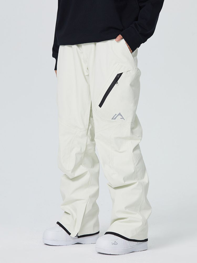 Searipe Diagonal Zipper Snow Pants [Limited Region]